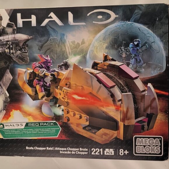 Halo Mega Bloks Brute Chopper Raid - Picture 1 of 2